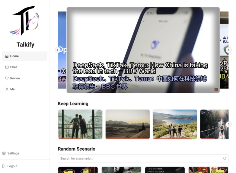 Talkify – screenshot 3