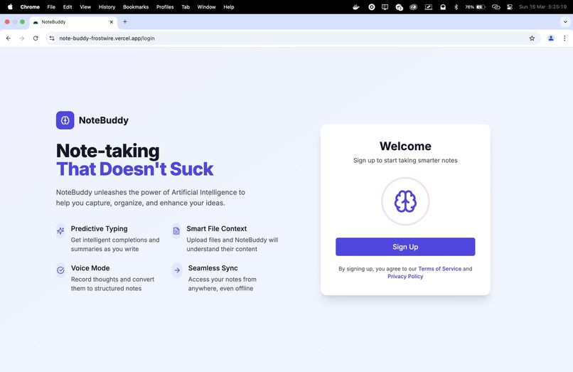 NoteBuddy – screenshot 1