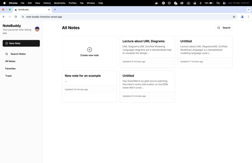 NoteBuddy – screenshot 2