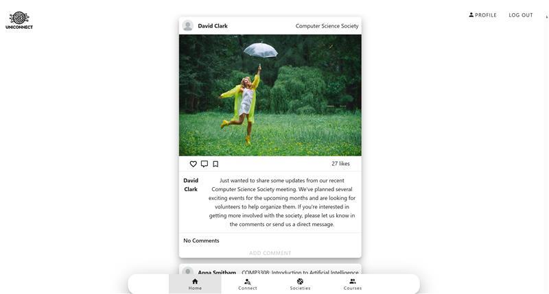 UniConnect – screenshot 1