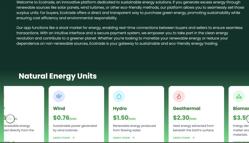 EcoTrade – screenshot 4