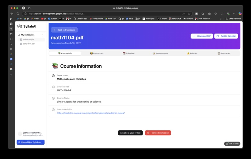 SyllabAI – screenshot 1