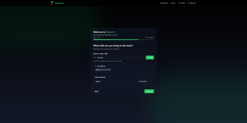 TeamLink - Find. Build. Win. – screenshot 4