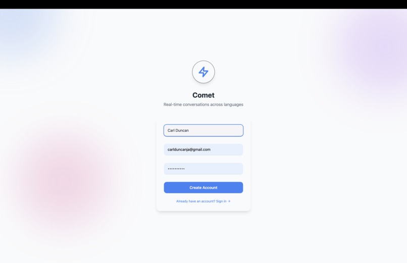 Comet - Real Time Voice Translations – screenshot 6