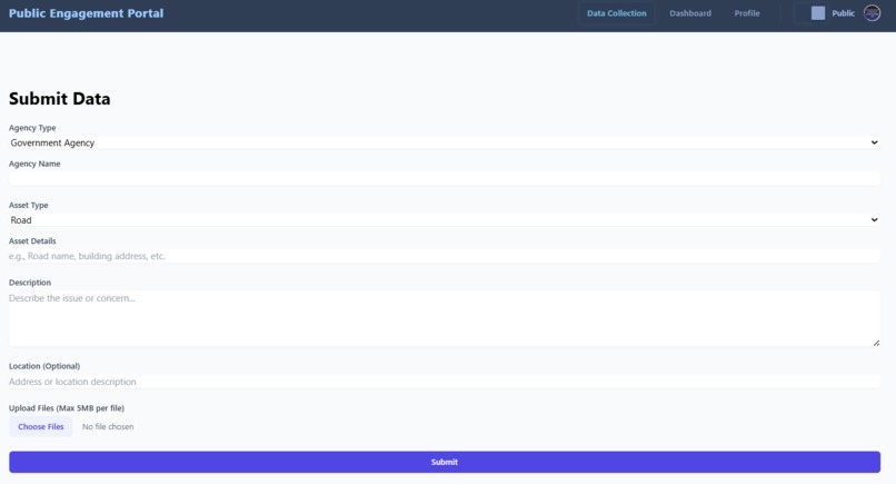 2 - Public Engagement Portal – screenshot 2