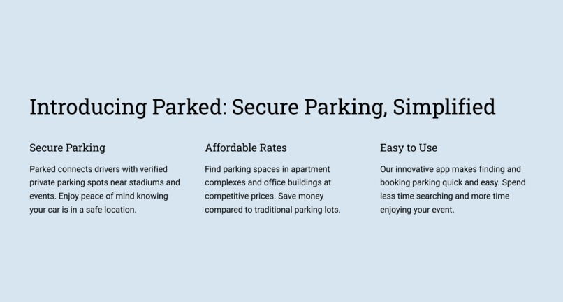 Parked – screenshot 1