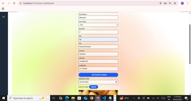 Food Rescue Management – screenshot 1