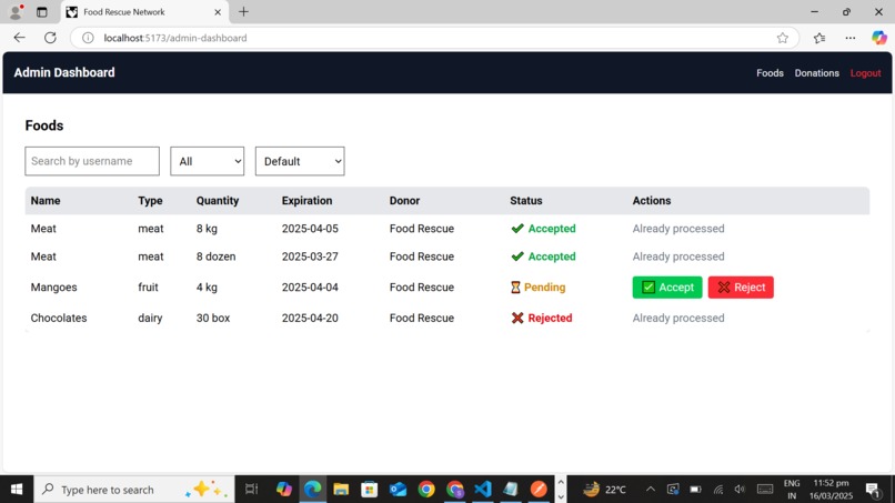 Food Rescue Management – screenshot 6