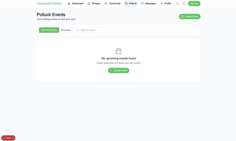 Community Kitchen – screenshot 1