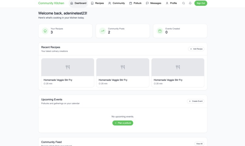 Community Kitchen – screenshot 2