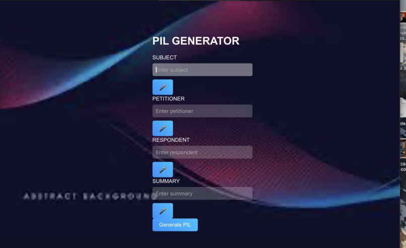 Auto PIL Generator – screenshot 1