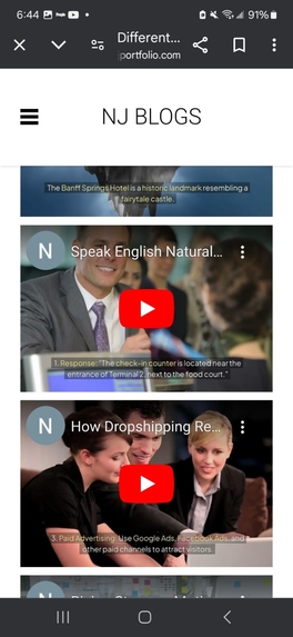 NJ Blogs App – screenshot 3