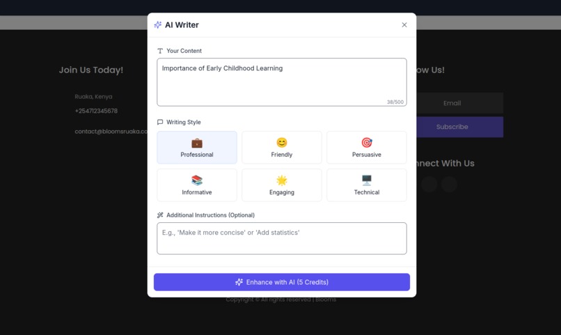 InstawebAI – screenshot 3