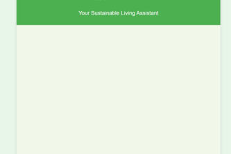 EcoVoice _ is a  Sustainable Living Assistant