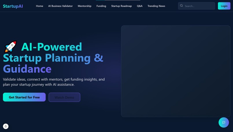 Startup AI – screenshot 1