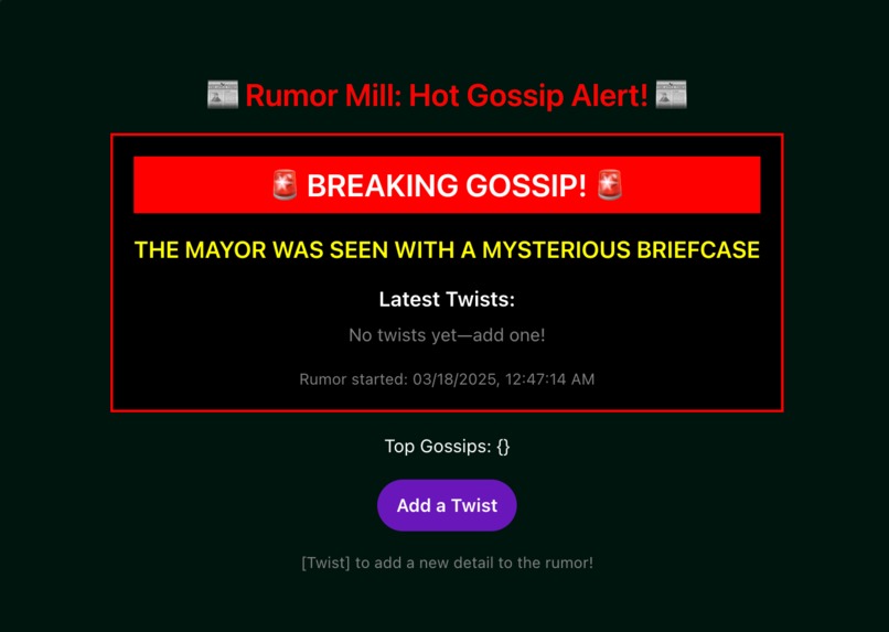 Gossip Vortex – screenshot 1