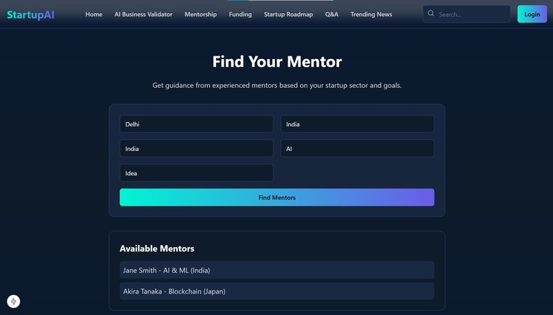 Startup AI – screenshot 2