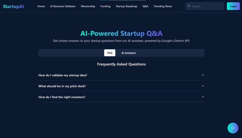 Startup AI – screenshot 3