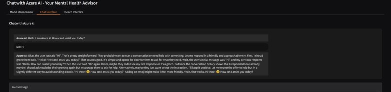 Azure AI for Personalized Mental Health Recommendations – screenshot 3