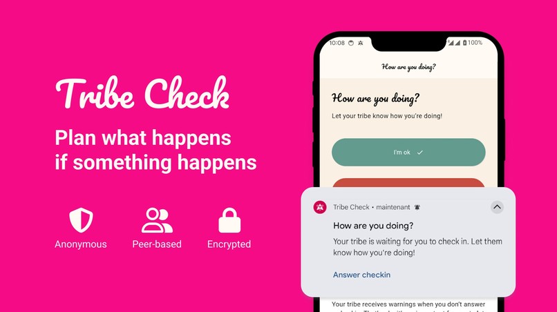 Tribe Check - Anonymous Safety – screenshot 1