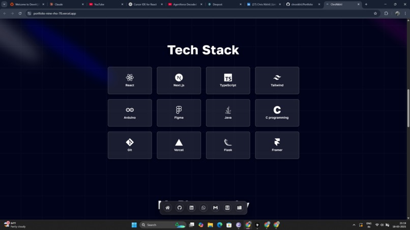 Nikhils Portfolio – screenshot 1