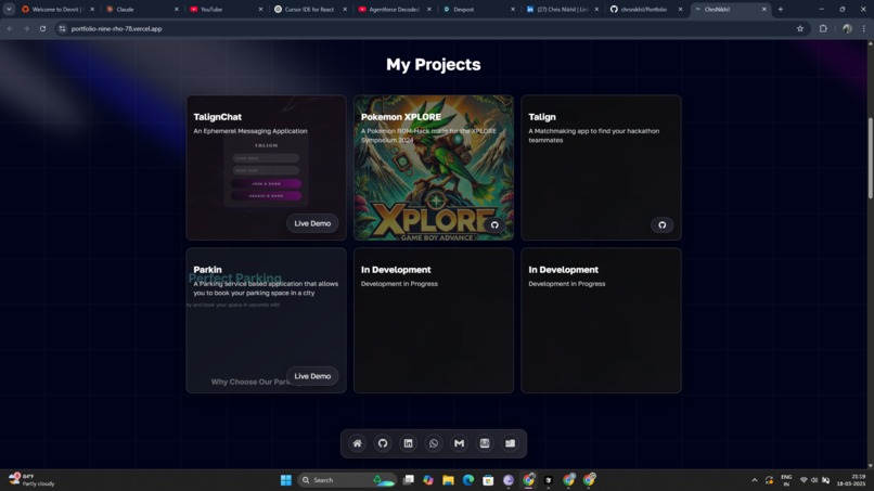 Nikhils Portfolio – screenshot 4