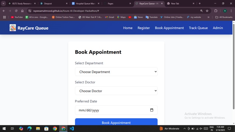 RayeCure Queue Management System – screenshot 3