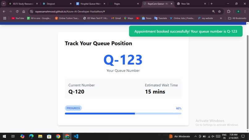 RayeCure Queue Management System – screenshot 4