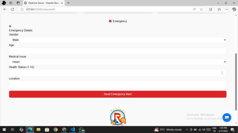 RayeCure Queue Management System – screenshot 5