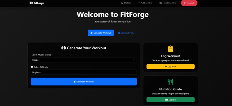 FitForge – screenshot 4