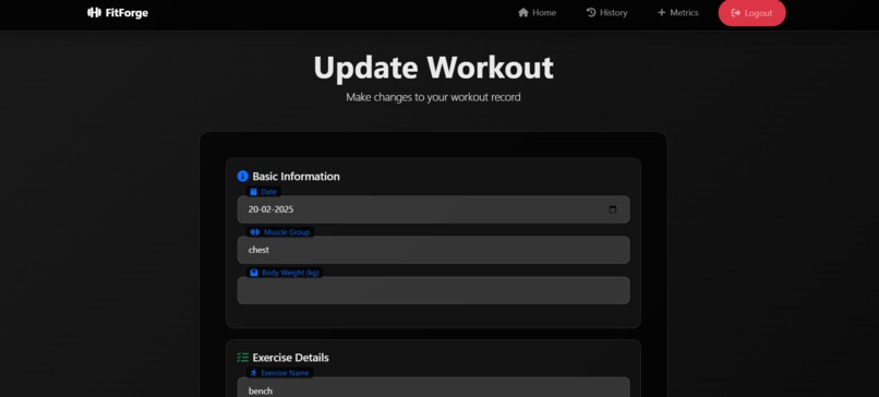 FitForge – screenshot 10