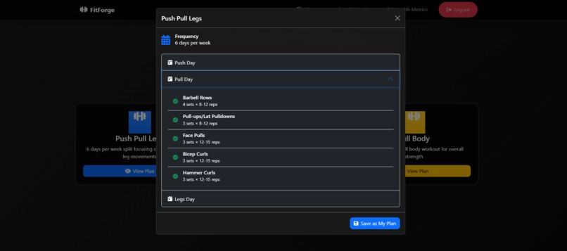 FitForge – screenshot 7