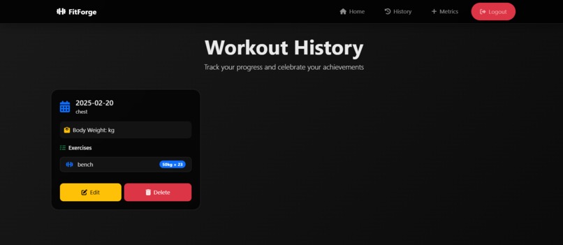 FitForge – screenshot 9