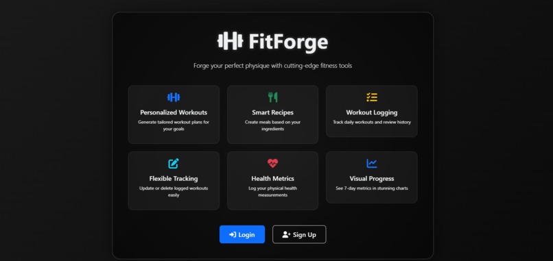 FitForge – screenshot 1