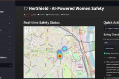 HerShield: Your AI-Powered Guardian for Women's Safety – screenshot 1