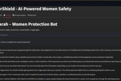 HerShield: Your AI-Powered Guardian for Women's Safety – screenshot 4