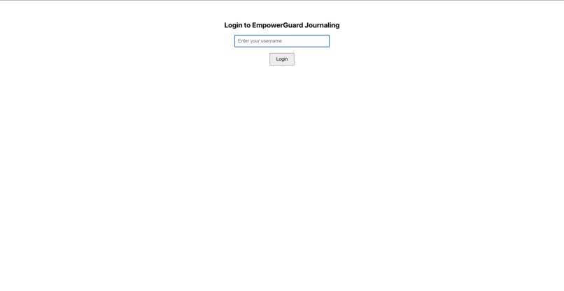 EmpowerGuard Journaling – screenshot 1