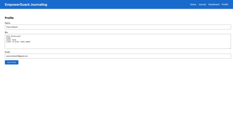 EmpowerGuard Journaling – screenshot 12