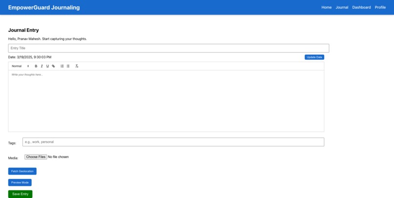 EmpowerGuard Journaling – screenshot 6