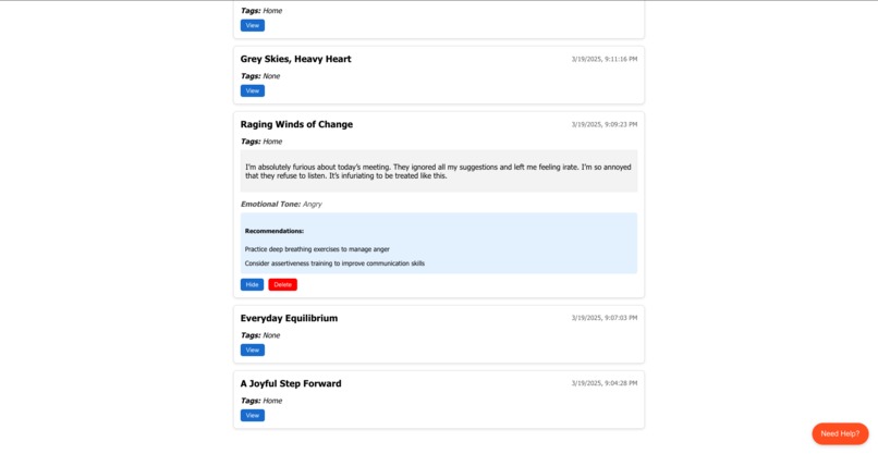 EmpowerGuard Journaling – screenshot 3