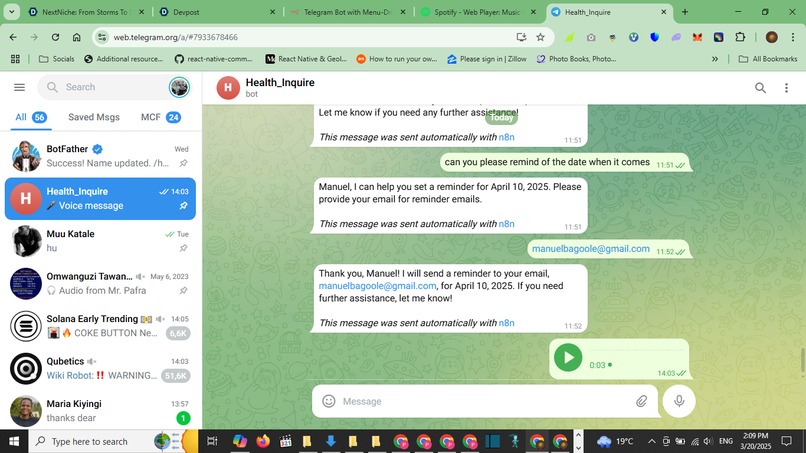 Health Inquire – screenshot 2