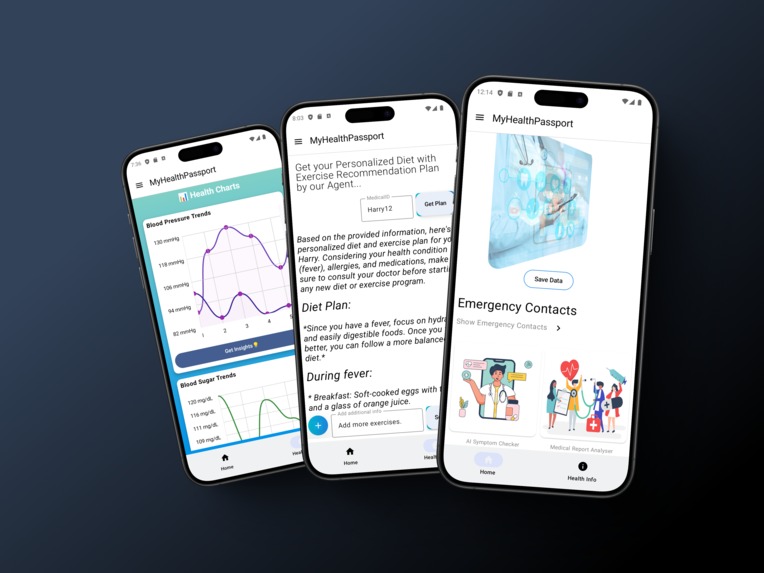 MyHealthPassport – screenshot 1