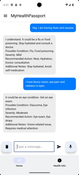 MyHealthPassport – screenshot 2