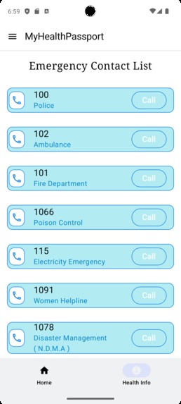 MyHealthPassport – screenshot 4