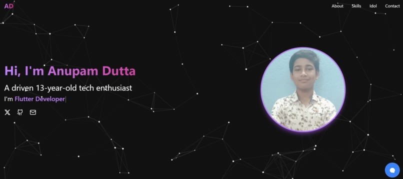 Anupam dutta-portfolio – screenshot 1