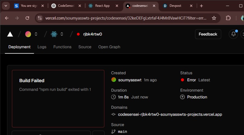 CodeSensei – Your AI-Powered Coding Mentor – screenshot 1