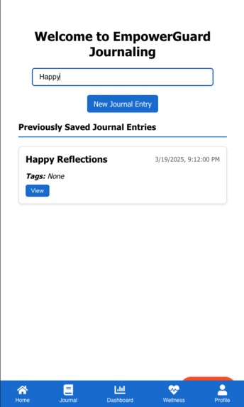 EmpowerGuard Journaling – screenshot 3