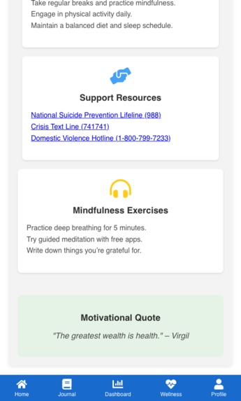 EmpowerGuard Journaling – screenshot 13