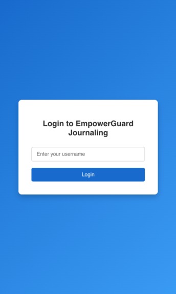 EmpowerGuard Journaling – screenshot 1