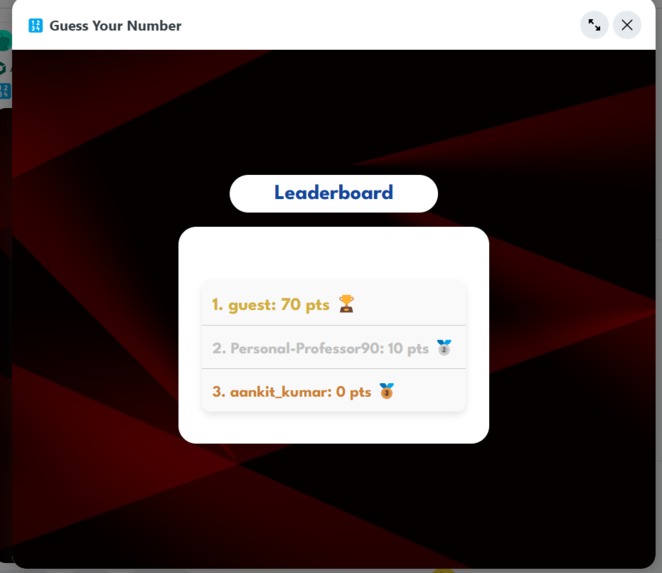Number Guess – screenshot 3